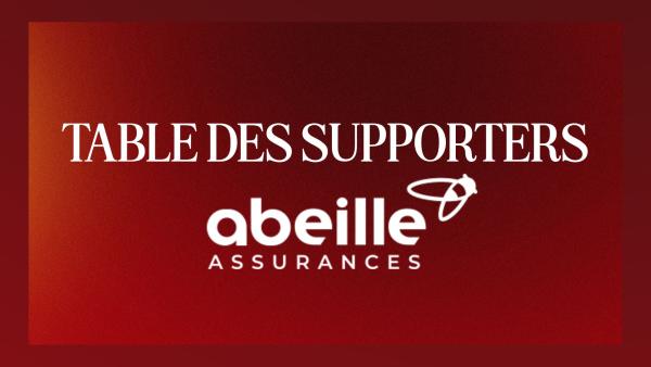 LA TABLE DES SUPPORTERS